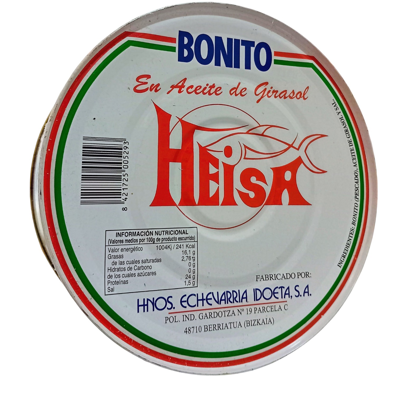 Heisa Trozos de bonito del norte en aceite vegetal Heisa - Alimentación Barrio